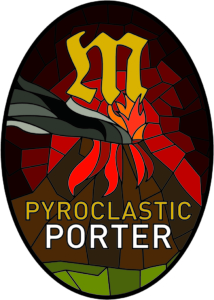 Pyroclastic Porter tap handle
